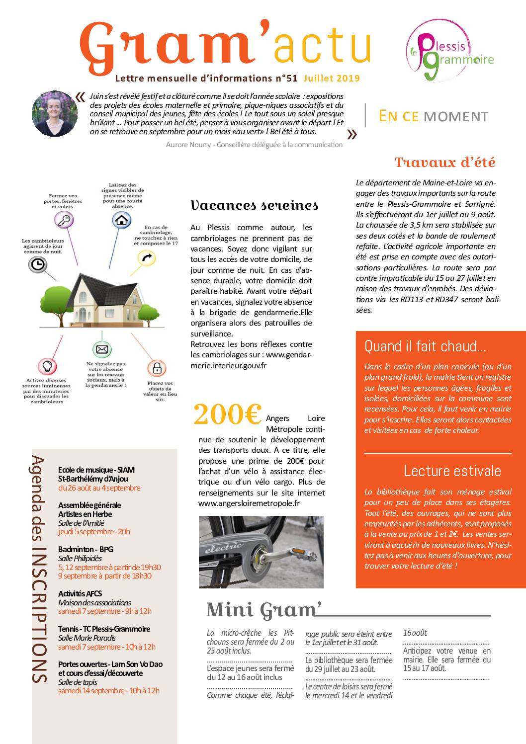 Gram’Actu n°51 – Juillet 2019