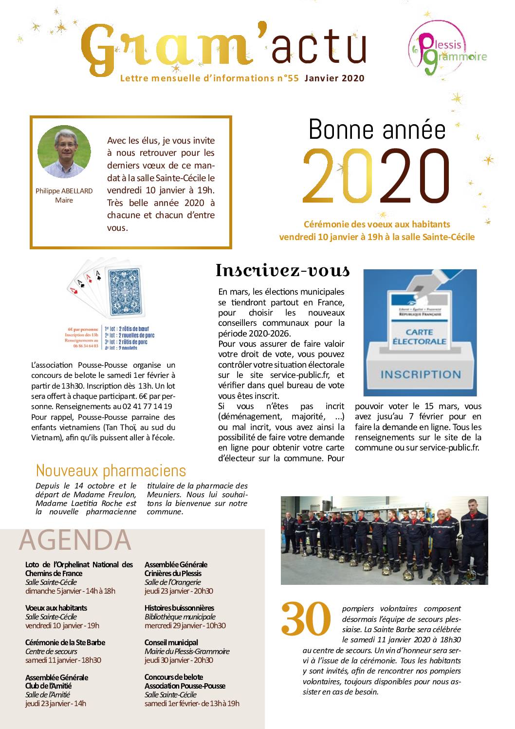 Gram’actu N°55 – Janvier 2020