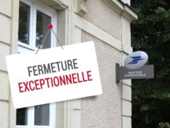 Fermeture exceptionnelle agence postale