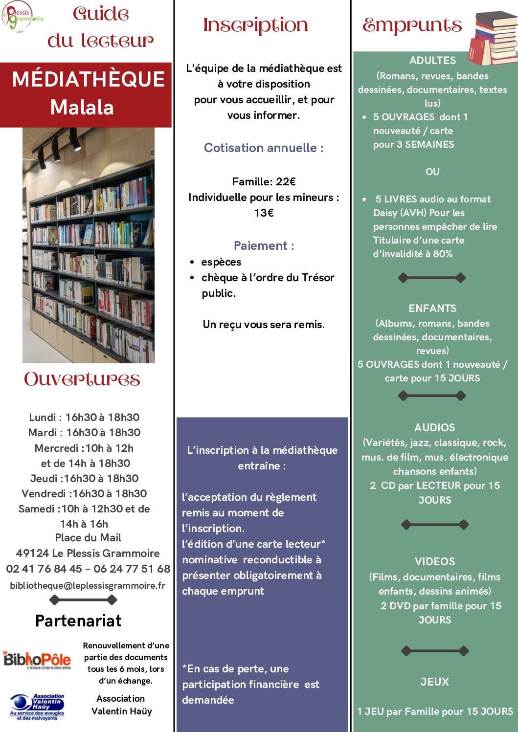 Guide lecteur